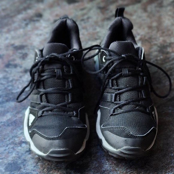 Adidas Black/White Cross Training Sneakers Size 5 - Picture 9 of 15